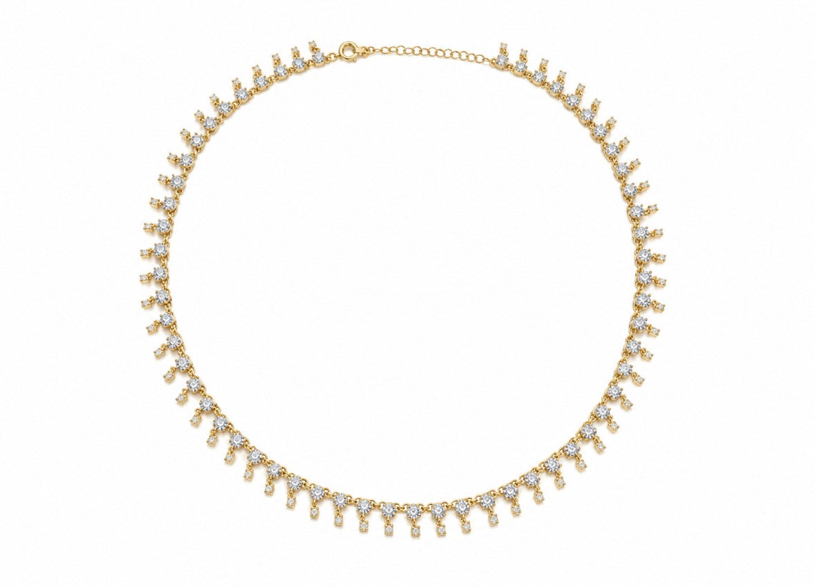 Gargantilla Eternity oro amarillo