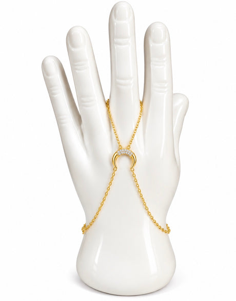 Pulsera De Mano Media Luna