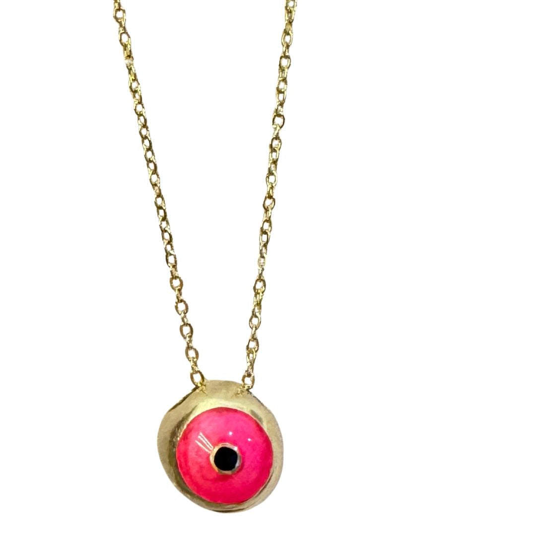 Ojo esfera neon rosa