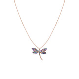 Collar Libélula Clásica Colores