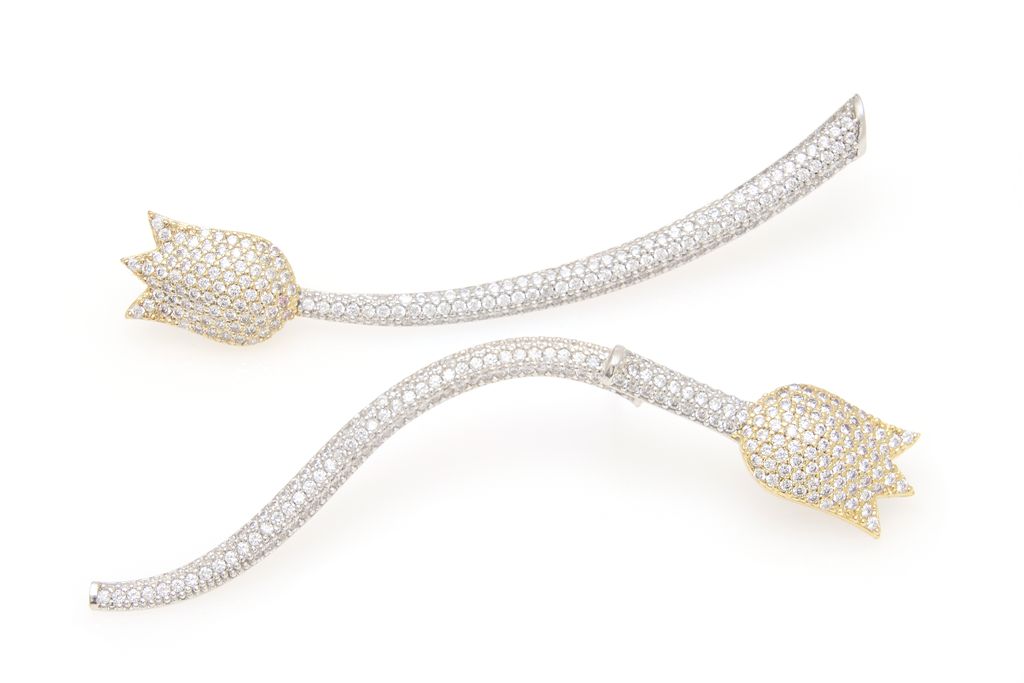 Aretes tulipan