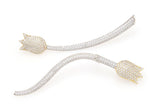 Aretes tulipan