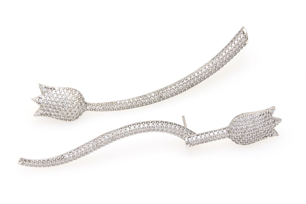 Aretes tulipan