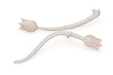 Aretes tulipan
