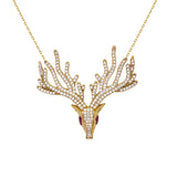 Collar Ciervo Oro